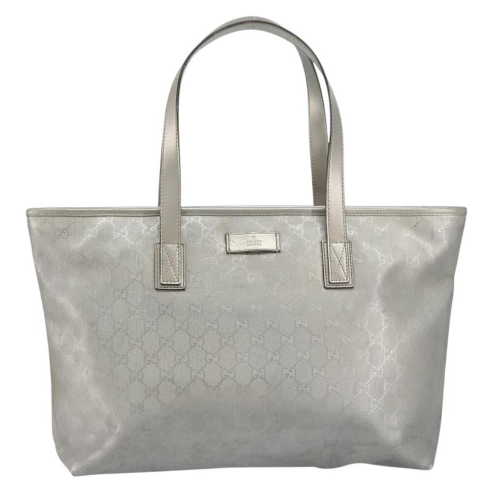 Gucci GG Imprime Tote Silver